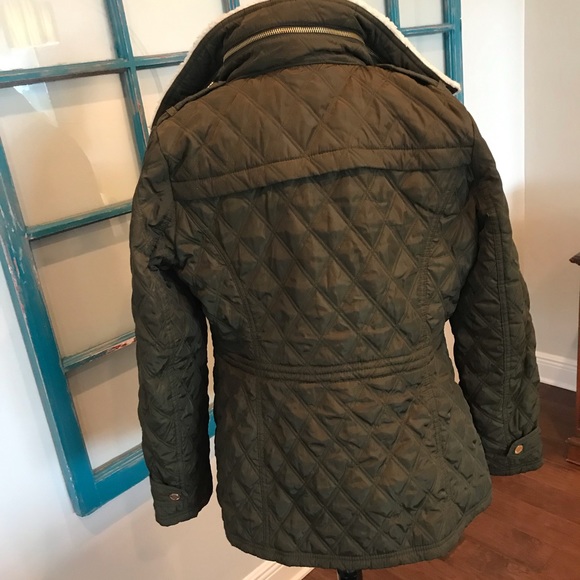 Army green Michael Kors coat - Picture 2 of 3